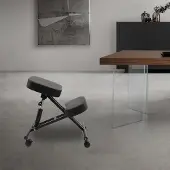 Selius Knielstoel Ergonomisch - Verstelbare Hoogte 50-60 cm - 100 kg Draagvermogen