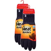 Heat Holder Heren Thermische Handschoenen met Beschermende Geribbelde Manchet