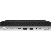 HP EliteDesk 705 65W G4 AMD Ryzen 5 2400G 8 GB DDR4-SDRAM 256 GB SSD mini PC Zwart, Zilver Windows 11 Pro