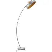 Lux.pro Staande lamp 'Stafford', booglamp, 159 cm, grijs