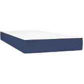 vidaXL Pocketveringmatras medium 120x190x20 cm stof blauw