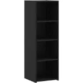 vidaXL Highboard Zwart eiken 40 x 41 x 124 cm Bewerkt hout
