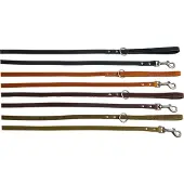 Animal Boulevard Ab30030 - Hals- En Leibanden - Hond - Ab Country Leather Hd Korte Lijn Zwart-20mmx60cm - Maat: 20mmx60cm - 205285