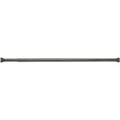 Spirella Douchestang Kreta 75-125cm Zwart