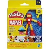 Play-Doh Marvel Iron Man Explosie-launcher, speelset met actiefiguur