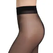 Giulia - Infinity 15 denier - Dunne panty met koeleffect - Zwart – XLarge
