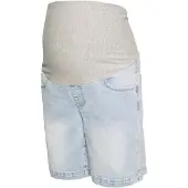 Mamalicious Jeans 'MLOslo' blauw denim / grijs gemêleerd