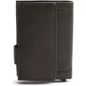 The Chesterfield Brand Leren kaarthoes Bennett Cardholder Clay Grey donkergrijs