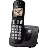 Panasonic KX-TGC210 - Snoerloze telefoon met nummerherkenning/wachtstand - DECTGAP - 3-weg geschikt voor oproepen - zwart