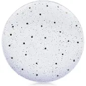 Excellent houseware Dinerbord Zwart Goud Ø 26.5 cm Steengoed