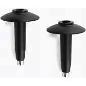 Fizan T-45 Trekking Stokken Accessoires - Zwarte 45mm Paddestoelen
