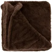 Unique living plaid jip rocky brown 150x200cm