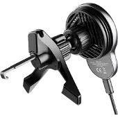 Force Power , Telefoonhouder Auto Draadloze Oplader Magnetisch Qi2 25W, Zwart