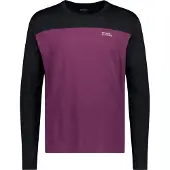 Mons Royale - Yotei Merino LS M Fig/Black voor Unisex - Maat L