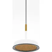 Maytoni LED hanglamp, zwart/wit, 12W, honingraatdesign, 3000K, aluminium, IP20