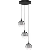 Nova Luce Hanglamp Orenda 3-lichts smoke glas