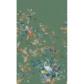 Rasch Fotobehang 362848 - Vogels & Takken, Groen/Bruin/Rood, Vlies