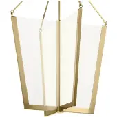 Kichler LED Hanglamp Calters | 72.3W 3000K 4461Lm 830 | Champagne Gold