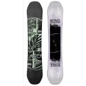 Rome Boneless 26/27 All-mountain freestyle snowboard Zwart dessin 156