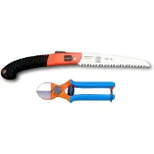 Due Buoi Snoeischaar Dubbele Snede 133/20 & Klapzaag RS180/18