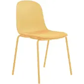 Kick Collection Bow - Eetkamerstoel - Comfortabel design - Geel