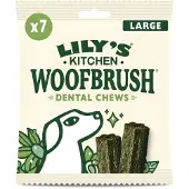 Lily's Kitchen - Hondensnacks - Woofbrush Natural Dental Chew - Large 4 x 329 g