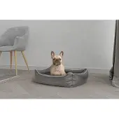 Merkloos Dandy Hondenbed voor Honden en Katten, Grijs