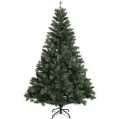 vidaXL Kunstmatige Hinged Kerstboom 180 cm PVC en Metalen Groen