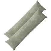 vidaXL Kussensloop 2 st HEERLEN Groen 40 x 145 cm Chenille Stof