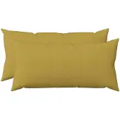 vidaXL Kussensloop 2 st HEERLEN Lichtgroen 40 x 80 cm Stof
