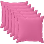 vidaXL Kussen met kussen HOUTEN 6 st Roze Polyester