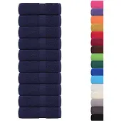 vidaXL Washandjes FROGN 10 st 30x30 cm 360 g/m² marineblauw