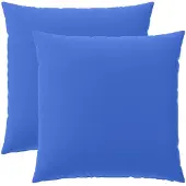 vidaXL Kussen met kussen HEERLEN 2 st Koninklijk Blauw Polyester