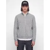 Jack & Jones Gebreid vest 'JORMONTREAL' grijs gemêleerd