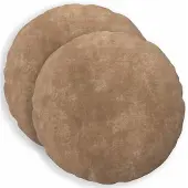vidaXL Kussen met kussen HEERLEN 2 st Taupe Microfiber Fleece