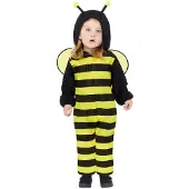 Javoli Bee Striped babykostuum 6-12 maanden