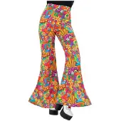 Smiffys Rainbow Peace And Love Broek Vrouw