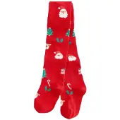 Next - Meisjes - Katoenrijke maillot met kerstmotief - Rood