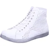 Andrea conti Boots 'Stiefel Damen 0347905 001 Echtleder in weiß' wit