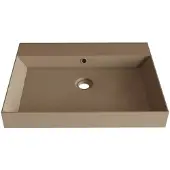 SaniGoods Kolo wastafel 70cm zonder kraangat mat cappuccino