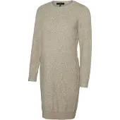 Vero Moda Maternity Gebreide jurk 'VMMDoffy' lichtbruin