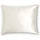 Silk Heaven Zijden kussensloop 80x80cm Ivoor Ritssluiting 19 Momme - Kussensloop set - Luxe Silk Kussensloop 100% moerbei zijde - Zijde kussensloop - - 80x80cm / Ritssluiting