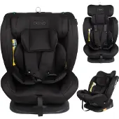 Bebies First Cabino Solero Autostoel i-Size – Groep 0/1/2/3 – 40 tot 150 cm – Gordelbevestiging - Met Zitverkleiner – Zwart Plus