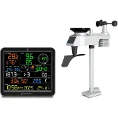 Bresser Weerstation - MeteoTemp Solar - 7-in-1 - Draadloze Buitensensor