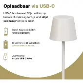 FISCHER&HONSEL GMBH Buitenlamp Roxi Outdoor Sand White