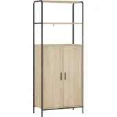 vidaXL Highboard Sonoma Eiken 40 x 33 x 161 cm Bewerkt hout