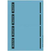 Leitz 16852035 lot de 100 étiquettes autocollantes pour dos de classeur, format large et court (bleu)