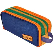 Herlitz 400206618, Zachte etui, Meerkleurig, Monochromatisch, Binnen, Jongen/meisje, Rits