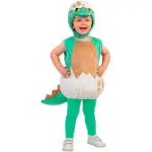 Widmann - Dinosaurus kostuum voor baby's - 104 (2-3 jaar)