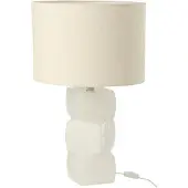 J-Line Tafellamp 3 Kubussen Glas Wit